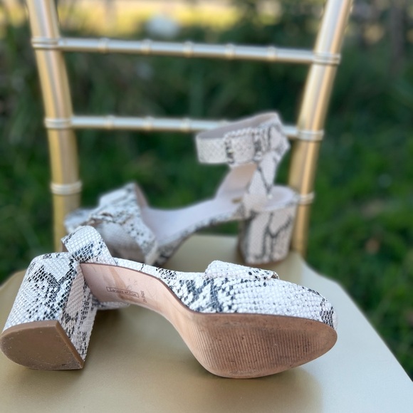 Louise et Cie snake skin chunky heels - Picture 5 of 7